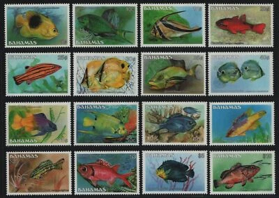 Bahamas 1986 - Mi-Nr. 618-633 X I ** - MNH - Fische / Fish (II) - Bild 1 von 2
