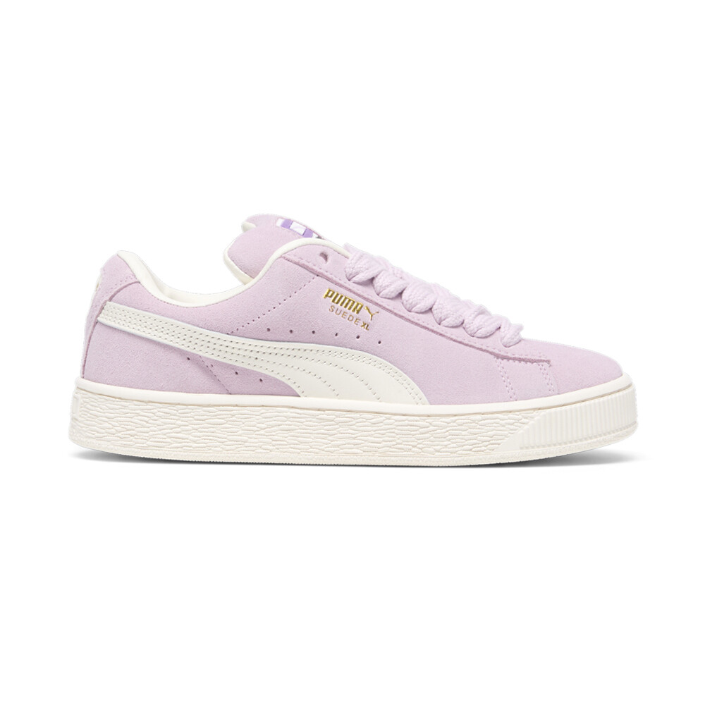Женские фиолетовые кроссовки Puma Suede Xl на шнуровке, повседневная обувь 39764808