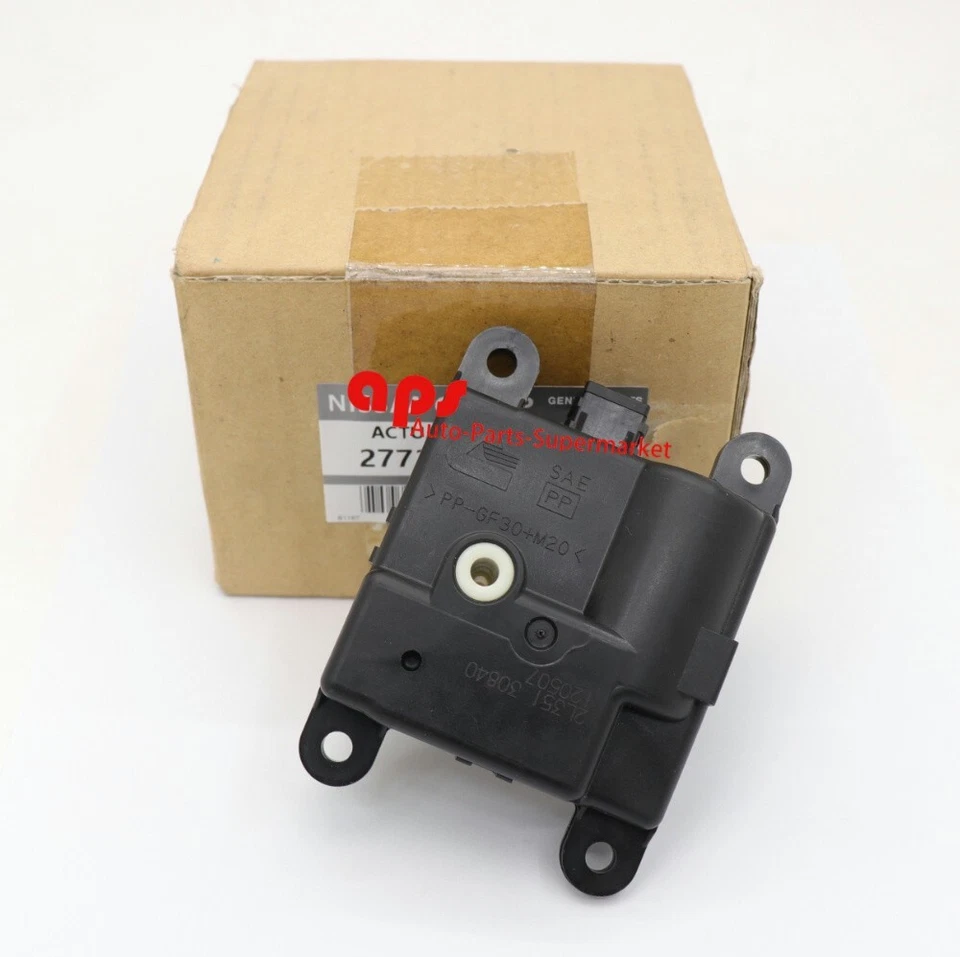 Actuador de puerta mezcla de aire acondicionado OEM 27732-AM610 para Nissan GT-R Infiniti QX50 QX70 Foto 4 de 4