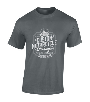 CUSTOM BIKE GARAGE SAN DIEGO HERREN T-SHIRT MOTORRAD BIKER MOTORRAD DESIGN TOP