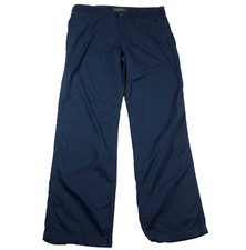 LRL Lauren Ralph Lauren Womens Chino Pants Sz 8 Blue Mid Rise Straight Leg