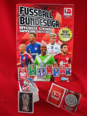 Topps Bundesliga 2014/2015 Set Complete + Album = All Stickers Penny 14/15