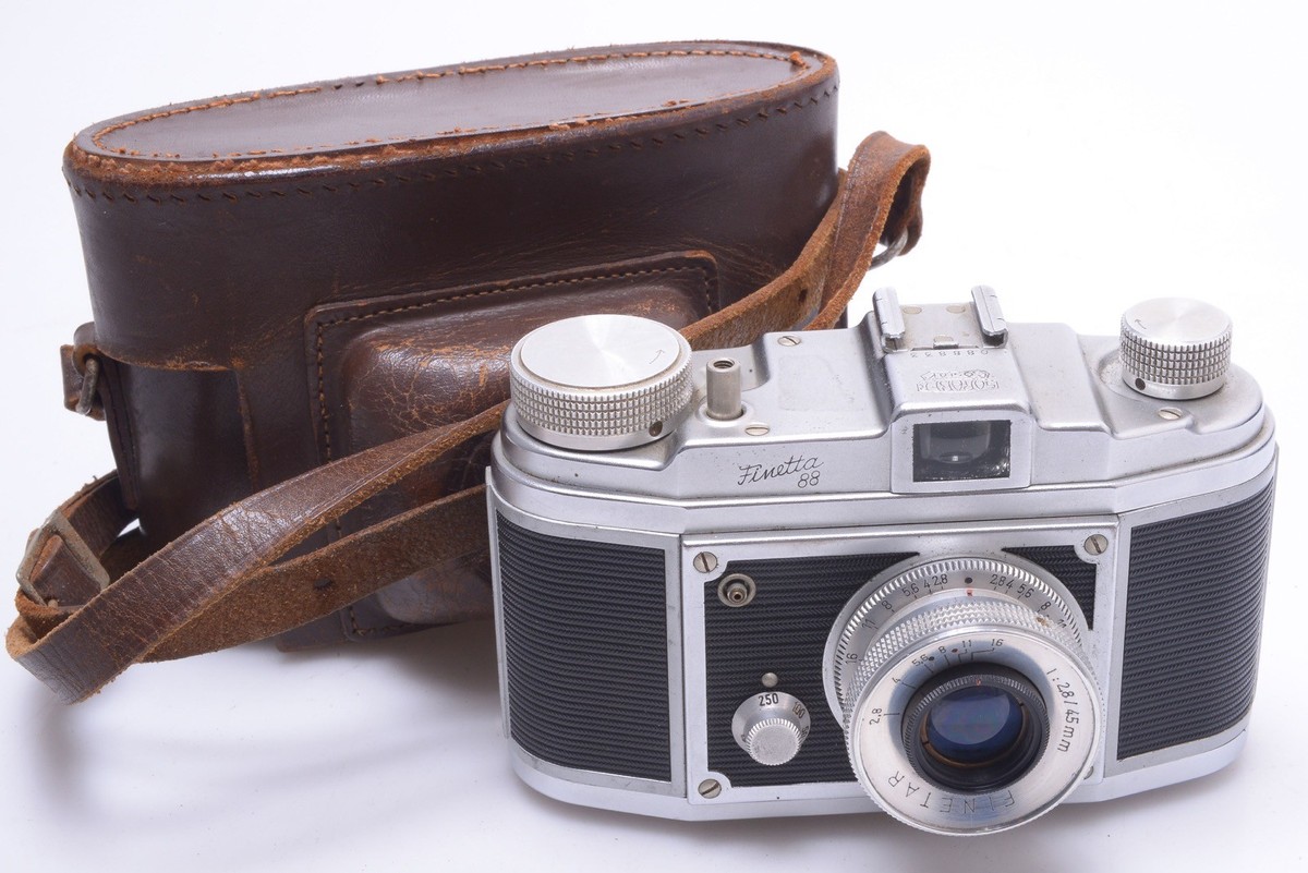 希少 西ドイツ製 Finetta 88 FINETAR 45mm F2.8 美品 ✓ SARABER FINETTA 88 35MM *1953* CAMERA WORKS 100% 45MM FINETAR
