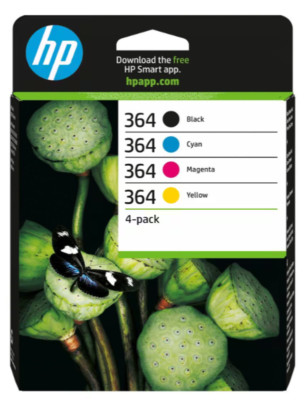 HP 364 Orig. Tintenpatrone Multipack (N9J73AE) BK,C,M,Y - MHD Okt. 2025