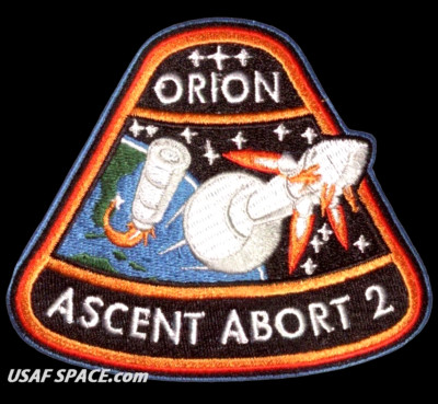 ORION - ASCENT TO ABORT - ORIGINAL A-B Emblem - NASA SPACE Mission PATCH MINT
