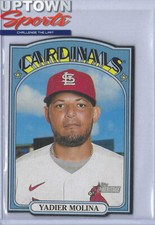 2021 Topps Heritage Yadier Molina 1972 Die Cut #72DC-18 CARDINALS