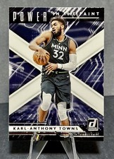2021-22 Donruss Karl-Anthony Towns Power In The Paint Insert #5 Timberwolves