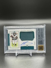 2019 National Treasures RPA Green #20/26 Miles Sanders BGS 8.5 Auto 10