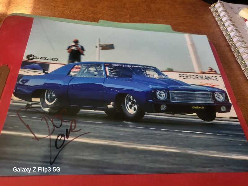 Street Outlaws Doc Autographed 8x10 photo Of Monte Carlo "Street Beast "