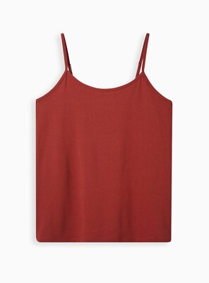 Torrid Foxy Cami Burnt Red Plus Size 5 5X 28 #H84330