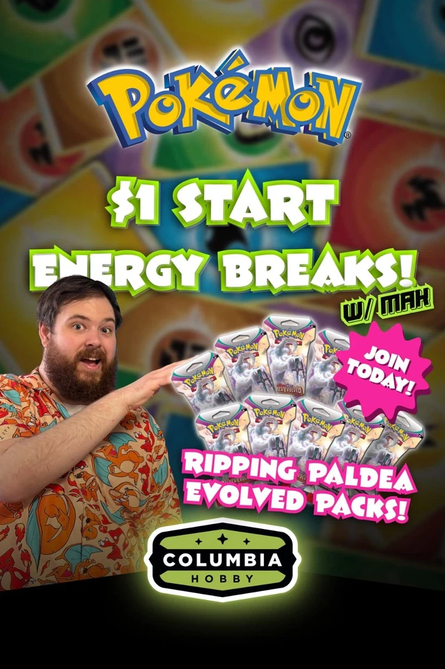 👊$1 Start Paldea Evolved Energy Breaks + HP Gem Restock! w/Mak 👊
