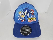 Sonic The Hedgehog Blue Cap Hat - Youth OSFM - Bioworld - Precurve Snapback Used