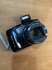 Canon Powershot Sx120 IS Digital Camera Black EUC 10.0 Mega Pixels Tested