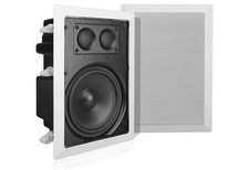 Pyle In-Wall / In-Ceiling Dual 6.5'' Enclosed Speaker Systems, 2-Way Flush Mo...