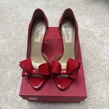 Valentino Brand New Never Worn High Heel How Pumps Open Tow Size 37