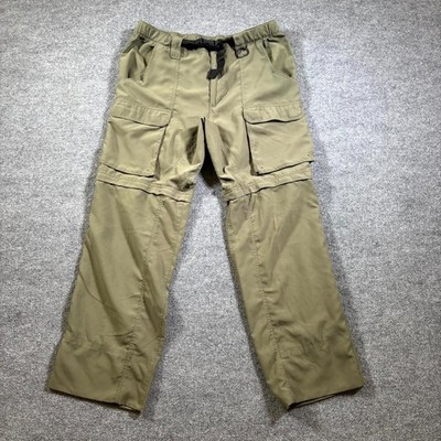Boy Scouts of America Cargo Pant Men's L Green Polyester Workwear Convertible