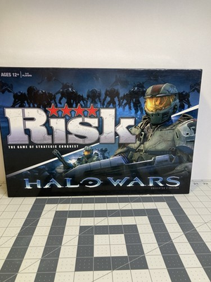 #ad Risk HALO WARS 2009 Collectors Edition Board Game 99% Complete USAopoly Hasbro $24.99