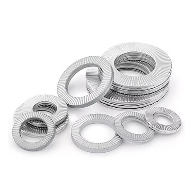 Wedge Lock Washers Dual-Stacked DIN25201 A4 316 Stainless Steel M3 M4 M5 M6-M42