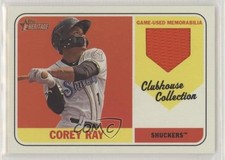 2018 Heritage Minor League Edition Clubhouse Collection Relics Corey Ray 0r8o