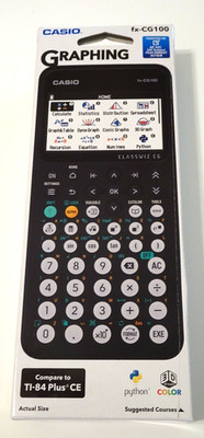 CASIO - FX-CG100-WA-IT - ClassWiz Color Graphing Calculator with 3D Graph NEW