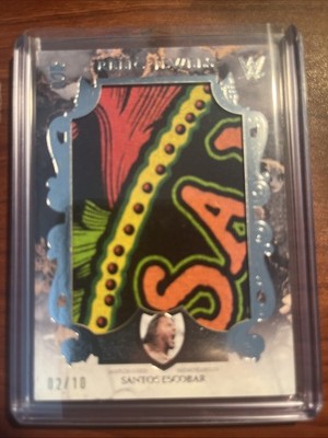 2025 Topps Royalty WWE Relic Jewels Santos Escobar 02/10 Match-Used Memorabilia