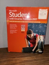 Microsoft Student with Encarta Premium 2007 PC CD-ROM for Windows 96J-00064 