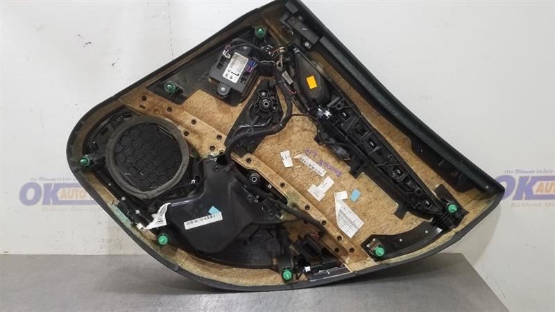 17 2017 MASERATI GHIBLI OEM REAR DOOR TRIM PANEL BLACK DRIVER LEFT 