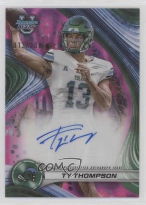 2024 Bowman U Best of Pink Lava Refractor 13/100 Ty Thompson #BOA-TT Auto 14wi