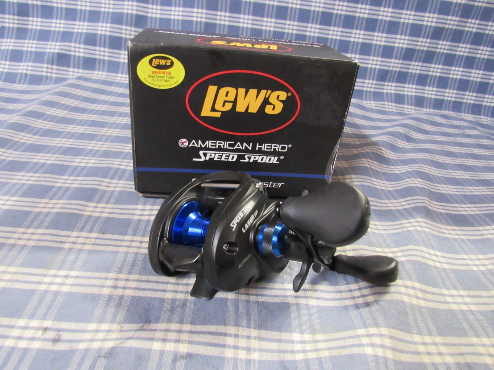 Lew's American Hero Speed Spool Baitcasting Reel (New Open Box) FREE SHIPPING.