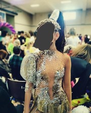 Freestyle disco dance Vicky Barkess starter/inter/champ slow costume, U14, U16 