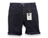Pulz Jeans Damen Jeans Shorts Schwarz Gr. 36 Kurze Hose Denim