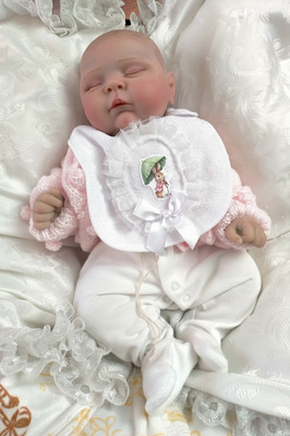 PARIS Schöne Reborn Puppe Mädchen. Schön gewichtet bis 5,3lbs 2,4kg 16'' 41cm 
