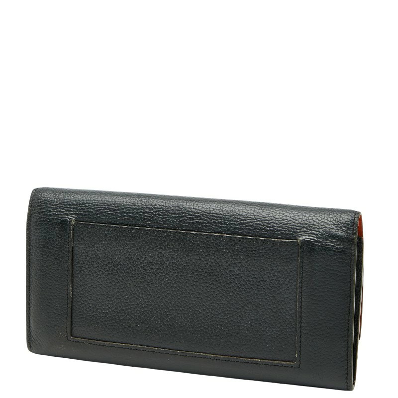 CELINE Large Flap Multi-Function Long Wallet Blac… - image 2