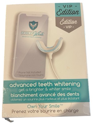 Mobile White VIP Edition Advanced Teeth Whitening Kit Whiter Smile NEW/SEALED