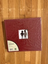 12 X 12 Scrapbook Brand New 20 Pages Cranberry Color
