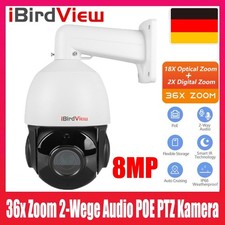 IBirdView 8MP 36x optischer Zoom 2-Wege-Audio...