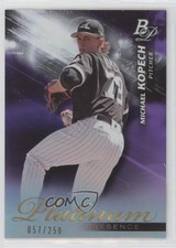 2018 Bowman Platinum Platinum Presence Purple 57/250 Michael Kopech #PP-9 0q1p