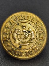 Antique St Louis Metropolitan Police Button Missouri Seal Scovill Waterbury