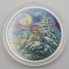 2017 Canada $30 2oz .9999 Silver Proof Coin Animals Moonlight: Great Horned Owl