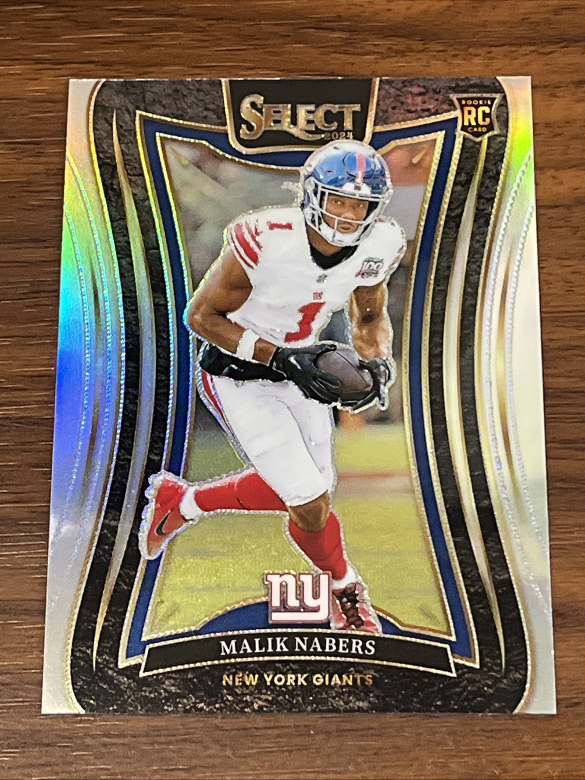 2024 Panini Select Malik Nabers RC #381 Suite Level Silver Prizm NY Giants