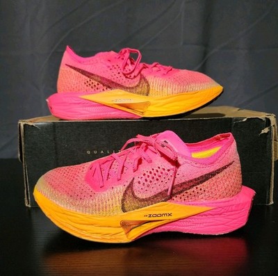 Nike ZoomX VaporFly Next% 3 Hyper Pink Orange DV4130-600 Womens Size 8