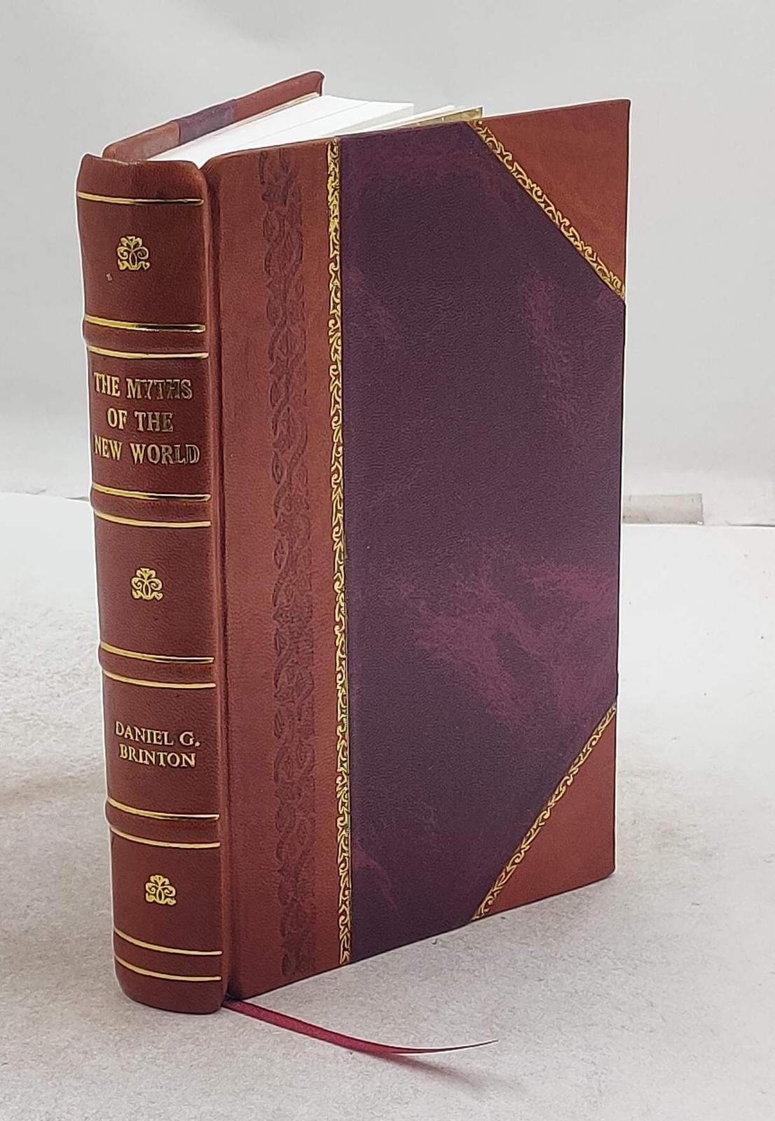 The Myths Of The New World : A Treatise On The Symbolism And Myt [Leather Bound]