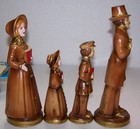 Vintage Japan Paper Mache Christmas Carolers — photo 2