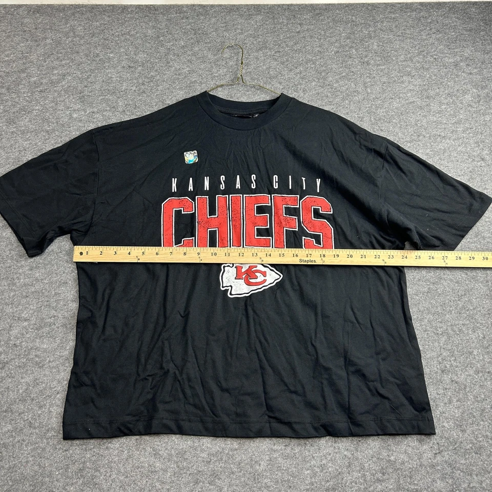 Camiseta cuadrada de gran tamaño de los Kansas City Chiefs para mujer talla M, ropa del equipo de la NFL 60 Foto 3 de 4