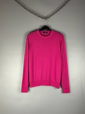 CAVALLI CLASS Roberto Cavalli Womens Pink Crew Neck Knit Sweater Jumpe L XL