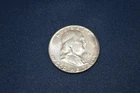 1951 Ben Franklin Half Dollar Coin - 90% Silver Circulated