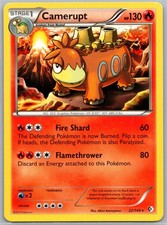 Camerupt 22/149 Rare Boundaries Crossed Pokemon Moderately Played