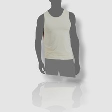  20 Alfani Men's Ivory Micro Air Mesh Undershirt Tank Classic Stretch Size XL