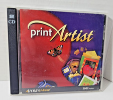 Print Artist 2002 Version Gold Edition PC CD-ROM W/Booklet