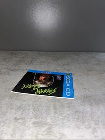 Sewer Shark Sega CD Instruction Manual Only &ndash; Original Booklet 1992